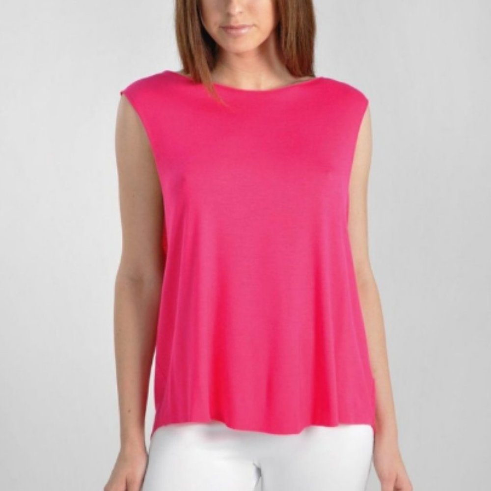 Jala-Cut-out Muscle Tank - Picture 1 of 2